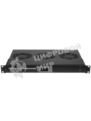 Блок вентиляторов Lanmaster (TWT-CB-FANV3-RACK) 3 вент. черный (упак.:1шт)