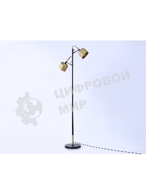 Светильник Ambrella light TR97125/2 GD/BK золото/черный E27*2 max 40W D130*223*1460