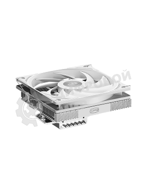 Кулер для процессора PCCooler RC600-67 (125W, 4-pin PWM, 67.5mm, Al, 4x6mm, 1x120мм, 62.5CFM, 32.5dBA, 2300RPM, S: 1851/1700/1200/115X, AM5/AM4, черный)