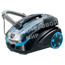 Моющий пылесос Thomas DryBOX Amfibia черный/голубой, 325/1700 Вт, уборка влажная/сухая/сбор жидкости, пылесборник контейнер 2.6 л