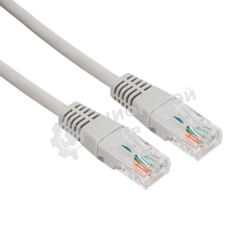 Пaтч-корд U/UTP Rexant, cat.5e, RJ45-RJ45, неэкранированный, LSZH серый, 5м