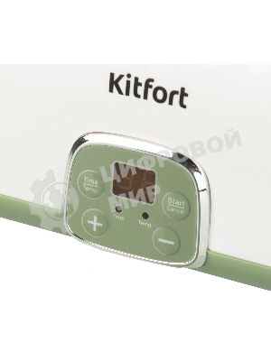 Йогуртница Kitfort KT-2007 20Вт 4б. 180 мл упр.:электрон. белый/зеленый