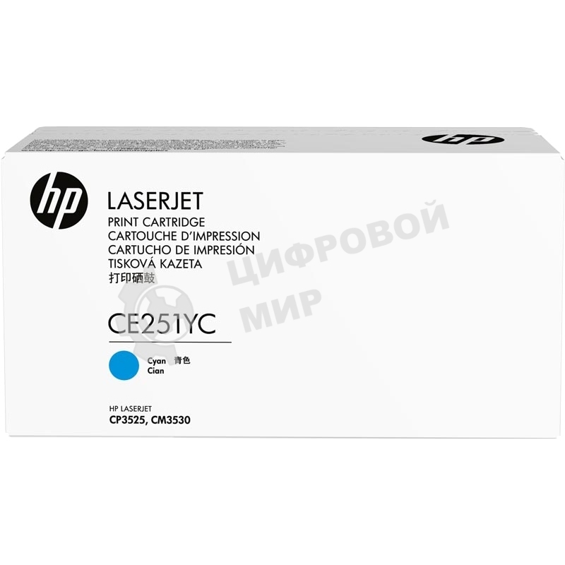 Картридж лазерный контрактный HP Contractual Голубой Optimized Original LaserJet Toner Cartridge (CE251YC)