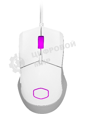 Мышь проводная Cooler Master MM-310-WWOL1 белый, 12000 dpi, USB Type-A, кнопки - 6
