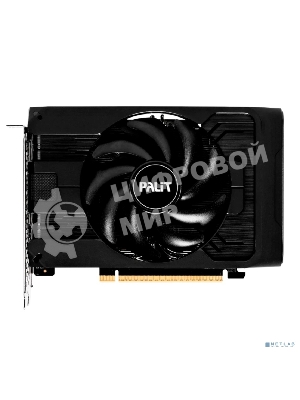 Видеокарта Palit GeForce RTX 5050 StormX OC, NVIDIA RTX 5050, 8 ГБ GDDR6, 128 бит, PCI-e 5.0, 1xHDMI, 3xDP, 2617 МГц