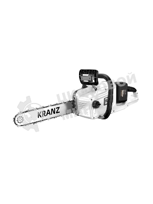 Пила цепная аккумуляторная KR-4040 бесщеточная, шина 40см, 2 АКБ 20Вх2 (40В) 4Ач KRANZ