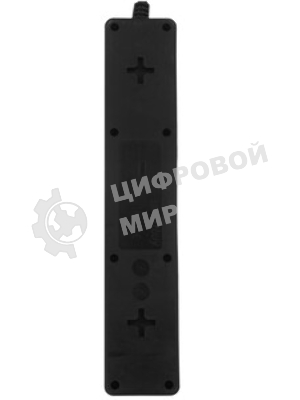 Сетевой фильтрSmartbuy SBSP-18U-K с USB, 10А, 2 200 Вт, 5 розеток, длина 1,8 м, черный (SBSP-18U-K)/45