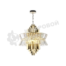 Люстра Ambrella light LH41023/18 BS/CL латунь/прозрачный E14*18 max 40W D700*750