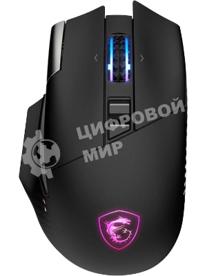 Мышь MSI VERSA PRO W черный оптическая 26000dpi беспров. BT/Radio USB (S12-4301340-CLA)