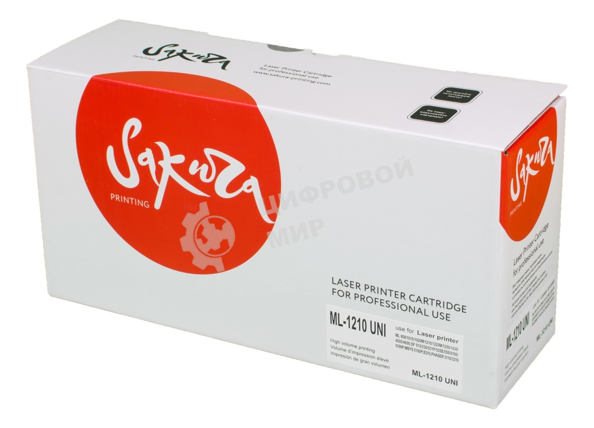 Картридж лазерный Sakura ML1210U для Samsung ML-1010/1020/1210/1220M/1250/1430, черный, 3000 к.