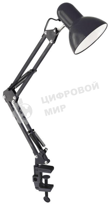 Светильник UF-312P С02 настол. 230В 60Вт черный Ultraflash 12895