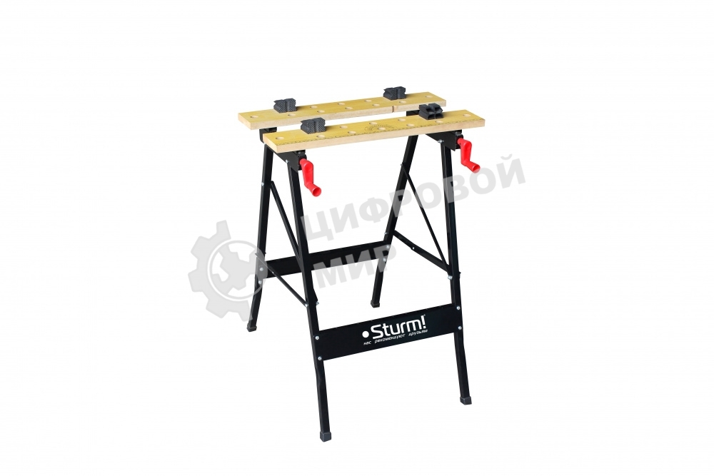 Верстак тиски Sturm! 1075-03-88x13, размер стола 605х240мм