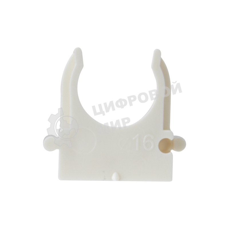 Крепеж-клипса для монтажного пистолета Rexant Ø 16 мм, белая (100 шт/уп)