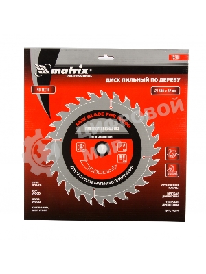 Пильный диск Matrix по дереву, 300x32мм, 48 зубьев Professional