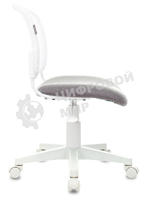 Кресло Бюрократ CH-W296NX белый, сетка, 120 кг