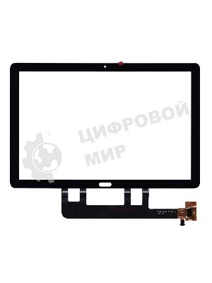 Сенсорное стекло (тачскрин) для Huawei MediaPad M5 Lite 10, черное