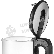 Чайник электрический Korting, объем 1.7 л, материал: стекло, механическое управление, фильтр от накипи, 5 температурных режимов, автоотключение, поддержание температуры, цвет матовый белый
