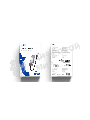 USB-концентратор Netac USB Hub WF11, USB-A to USB3.0*4 (repl. NT08WF11-30GR)