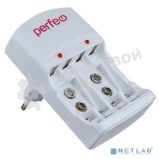 Зарядное устройство Perfeo PF_B4048 PF-VN-421 Ni-MH/CD, 220V, 4 слота, AA/AAA/9V, таймер