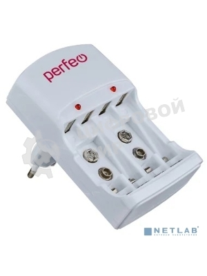 Зарядное устройство Perfeo PF_B4048 PF-VN-421 Ni-MH/CD, 220V, 4 слота, AA/AAA/9V, таймер
