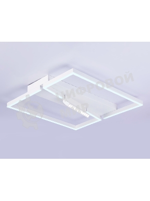 Светильник Ambrella light FL51465/1+1 WH белый 85W 3000K-6400K+4200K 600*600*110 (ПДУ РАДИО 2.4G)