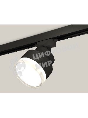 Светильник Ambrella light XT8102028 SBK/FR/CL черный песок/белый матовый/прозрачный GX53 (A2526, A2106, C8102, N8399)