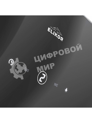 Вытяжка каминная Elikor Wave BK 60 черный, 60 см, 750 куб. м/ч, 56 дБ