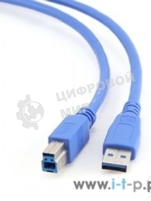 Кабель Gembird CCP-USB3-AMBM-6 USB 3.0 PRO кабель для соед. 1.8м AM/BM позол. контакты, пакет