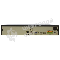 Видеорегистратор Falcon Eye FE-NVR8216 16 канальный 4K IP регистратор: Запись 16 кан 8Мп 30к/с; Поток вх/вых 160/80 Mbps; Н.264/H.265/H265+; Протокол ONVIF, RTSP, P2P; HDMI, VGA, 2 USB, 1 LAN, SATA*2(до 12TB HDD)