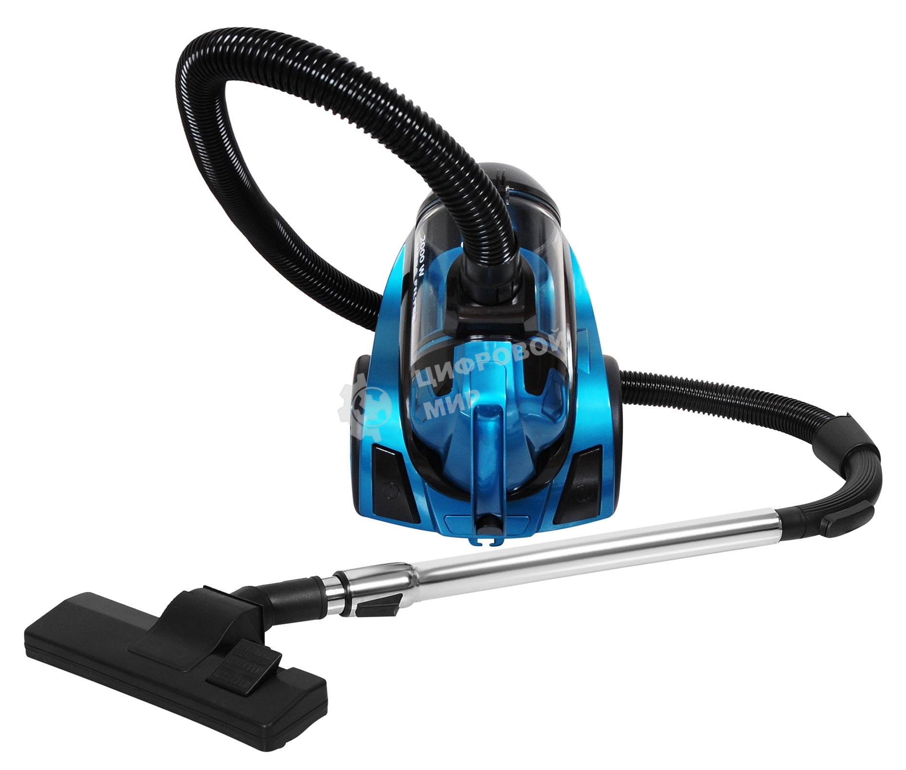 Пылесос Starwind SCV5630 голубой/черный, 350/2000 Вт, уборка сухая, пылесборник контейнер 2.5 л