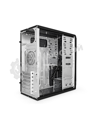 Компьютерный корпус ExeGate EX261449RUS Miditower CP-601 Black, ATX, (CP400W, 80мм), 2хUSB, Audio