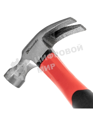 Молоток-гвоздодер Matrix ''optimal'' 450 г, боек c магнитом, фибергласовая обрезиненная рукоятка