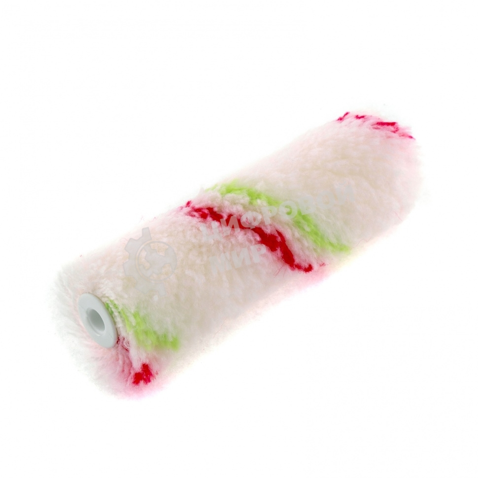 Мини-валик сменный Сибртех Эмали,60мм,ворс 12мм,D 16мм,D ручки 6мм,полиамид,полиакрил