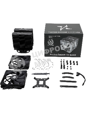 Устройство охлаждения(кулер) Thermalright Peerless Assassin 120 Soc-AM5/AM4/1151/1200/1700 черный 4-pin 25.6dB Al+Cu 750gr Ret (PA120-BLACK)