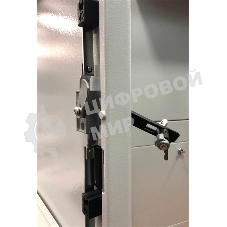 Шкаф настенный ЦМО ШТВ-Н-6.6.3-4ААА 6U 600x330 мм пер. дв. стал. лист несъемные бок. пан. 57 кг серый