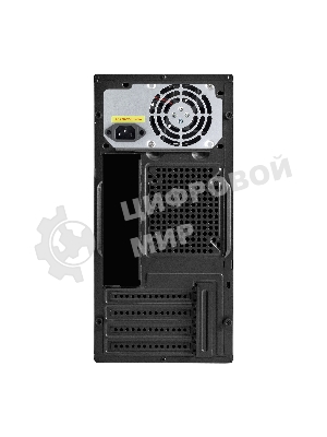 Компьютерный корпус Minitower ExeGate BAA-308MUC-AAA400 (mATX, БП AAA400 с вент. 8см, 1хUSB+1хUSB 3.0+1хTypeC, HD Audio, черный)