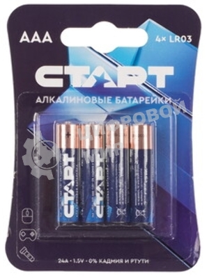 Батарейки СТАРТ LR03-BL4 40/720 (4 шт)