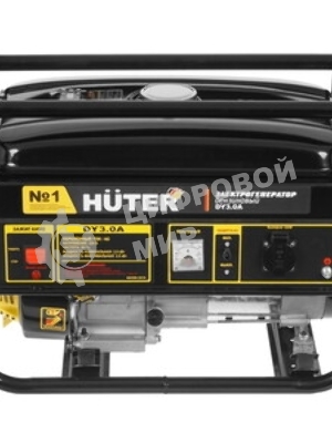 Электрогенератор бензиновый Huter DY3.0A, 2.8 кВт, 67 дБ, 39 кг