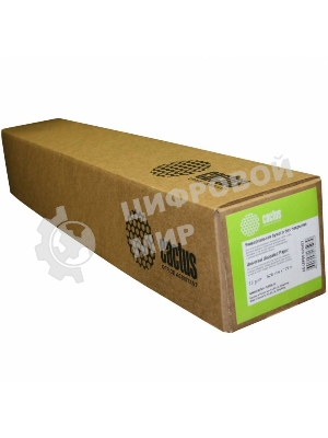 Бумага Cactus CS-LFP80-841175 A0 841мм-175м/80г/м2/белый CIE171% инженерная бумага втулка:76.2мм (3