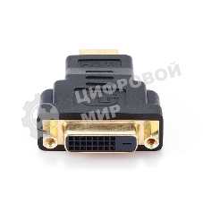 Переходник Gembird Переходник HDMI-DVI 19M/25F, золотые разъемы, пакет