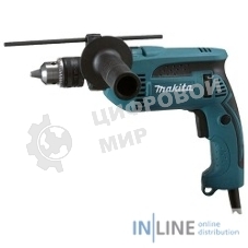 Дрель Makita HP1640, 680 Вт, сетевая, ударная