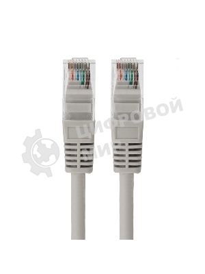Пaтч-корд U/UTP Rexant, cat.5e, RJ45-RJ45, неэкранированный, LSZH серый, 5м