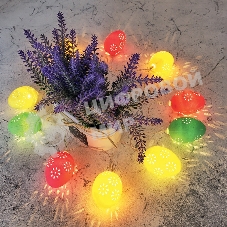 Каскад Lamper Эклектика 4 м LED с выносной солнечной панелью 2 м и аккумулятором, теплое белое свечение