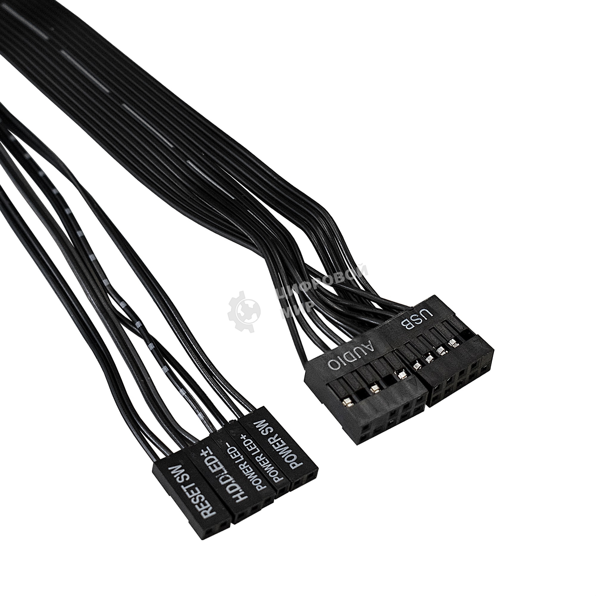 Компьютерный корпус ExeGate EX261449RUS Miditower CP-601 Black, ATX, (CP400W, 80мм), 2хUSB, Audio