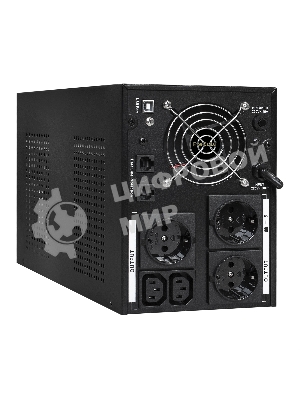 Источник бесперебойного питания ExeGate EX292614RUS SpecialPro UNB-3000.LED.AVR.3SH.2C13.RJ.USB 3000VA/1800W,LED, AVR,3*Schuko+2*C13,RJ45/11,USB, металлический корпус, черный