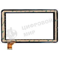 Сенсорное стекло (тачскрин) для Digma iDj7n (30 pin), черное