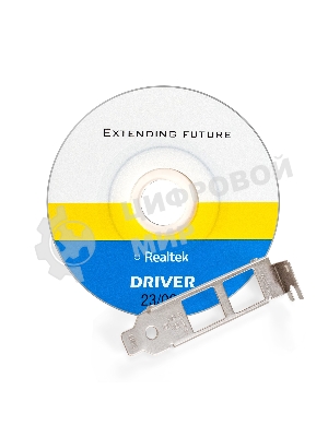 Сетевой адаптер ExeGate EXE-562 (PCI-E x1 v2.0, 2xRJ45, UTP 10/100/1000Mbps, Realtek Chipset RTL8111F)