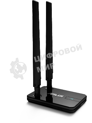 Адаптер ASUS USB-AC58, WI-FI 802.11ac, 400 + 867 Mbps USB 3.0 Adapter +2 внешняя антенна