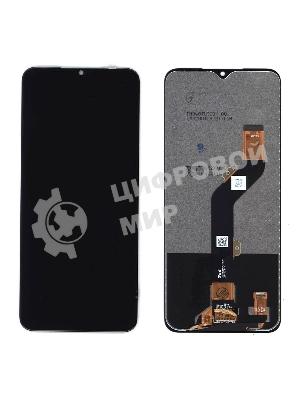 Дисплей для Infinix Smart 6 Plus черныйв сборе с тачскрином черный
