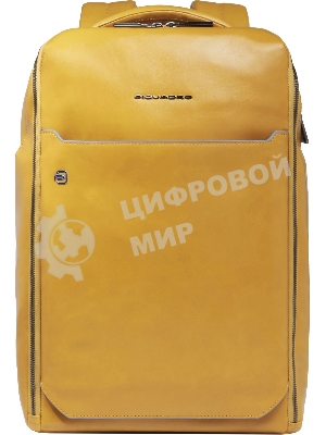 Рюкзак мужской Piquadro Blue Square CA6591B2/G, кожа, шафрановый